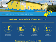 Tablet Screenshot of bemi.cz